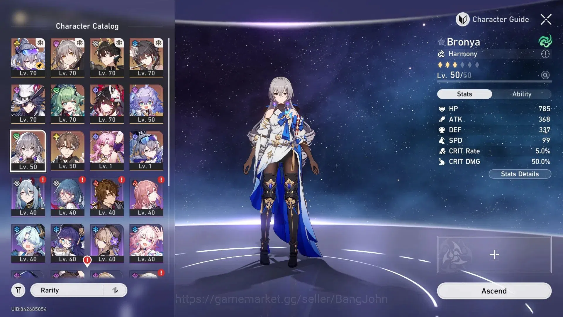 Honkai Star Rail Accounts ASIA | 7 Limit | TL70 | Dan Heng PT, Silver Wolf,  image 11