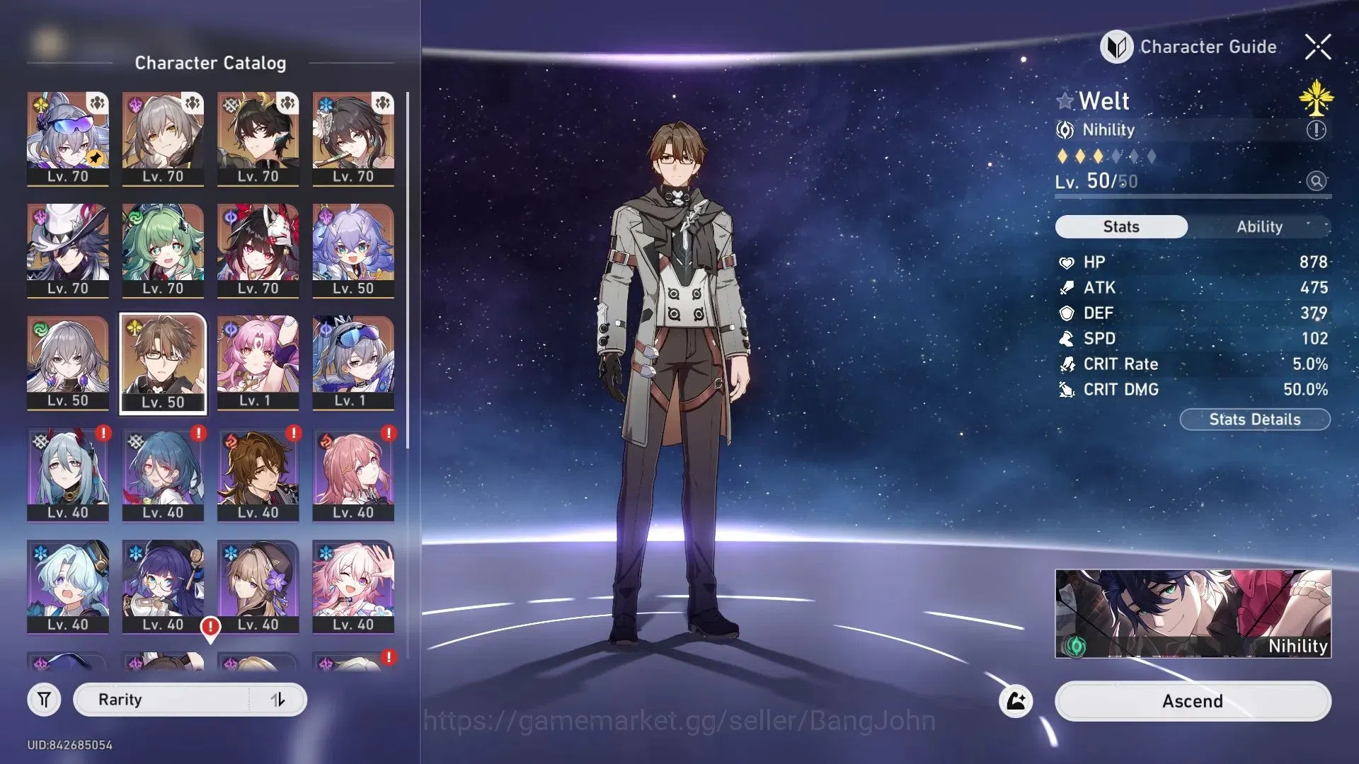 Honkai Star Rail Accounts ASIA | 7 Limit | TL70 | Dan Heng PT, Silver Wolf,  image 12