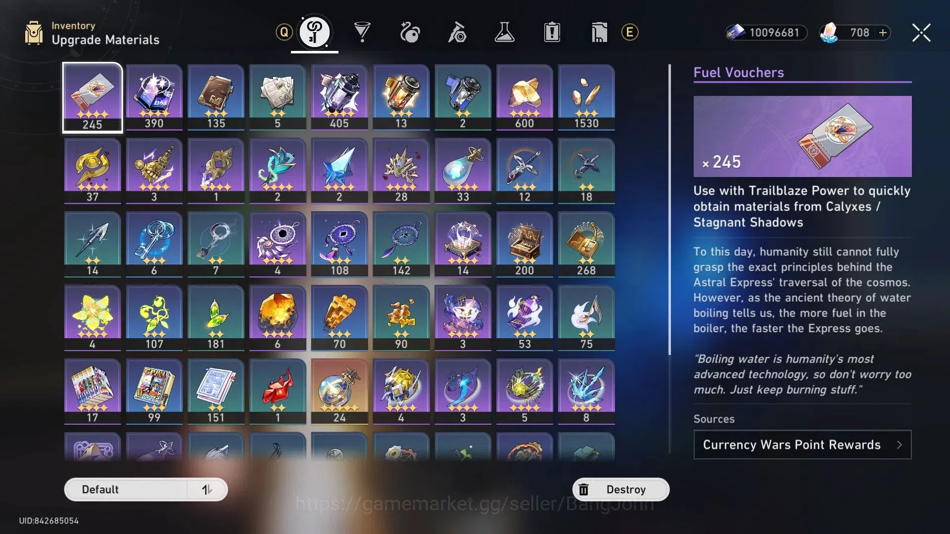 Honkai Star Rail Accounts ASIA | 7 Limit | TL70 | Dan Heng PT, Silver Wolf,  image 16