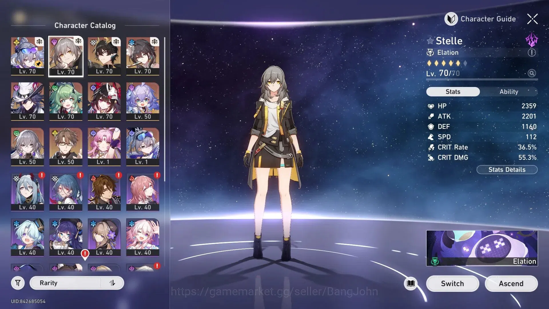 Honkai Star Rail Accounts ASIA | 7 Limit | TL70 | Dan Heng PT, Silver Wolf,  image 4
