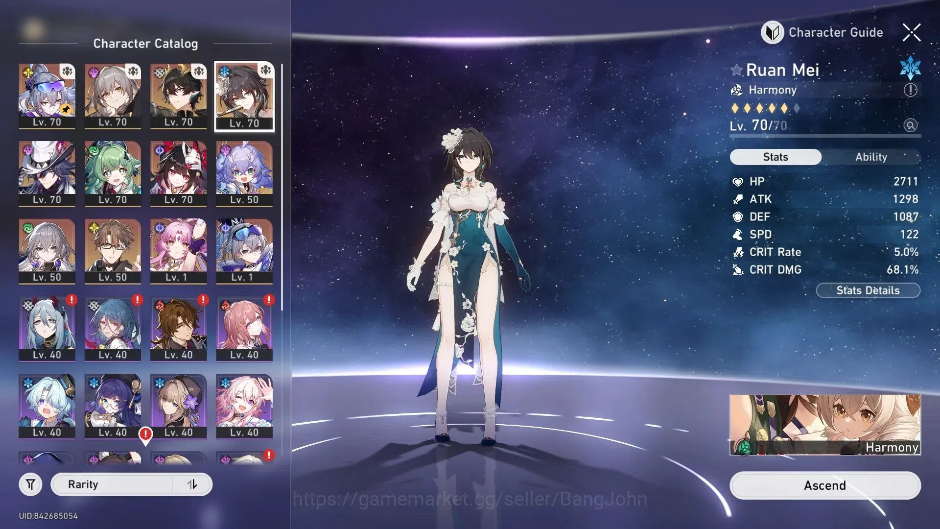 Honkai Star Rail Accounts ASIA | 7 Limit | TL70 | Dan Heng PT, Silver Wolf,  image 6