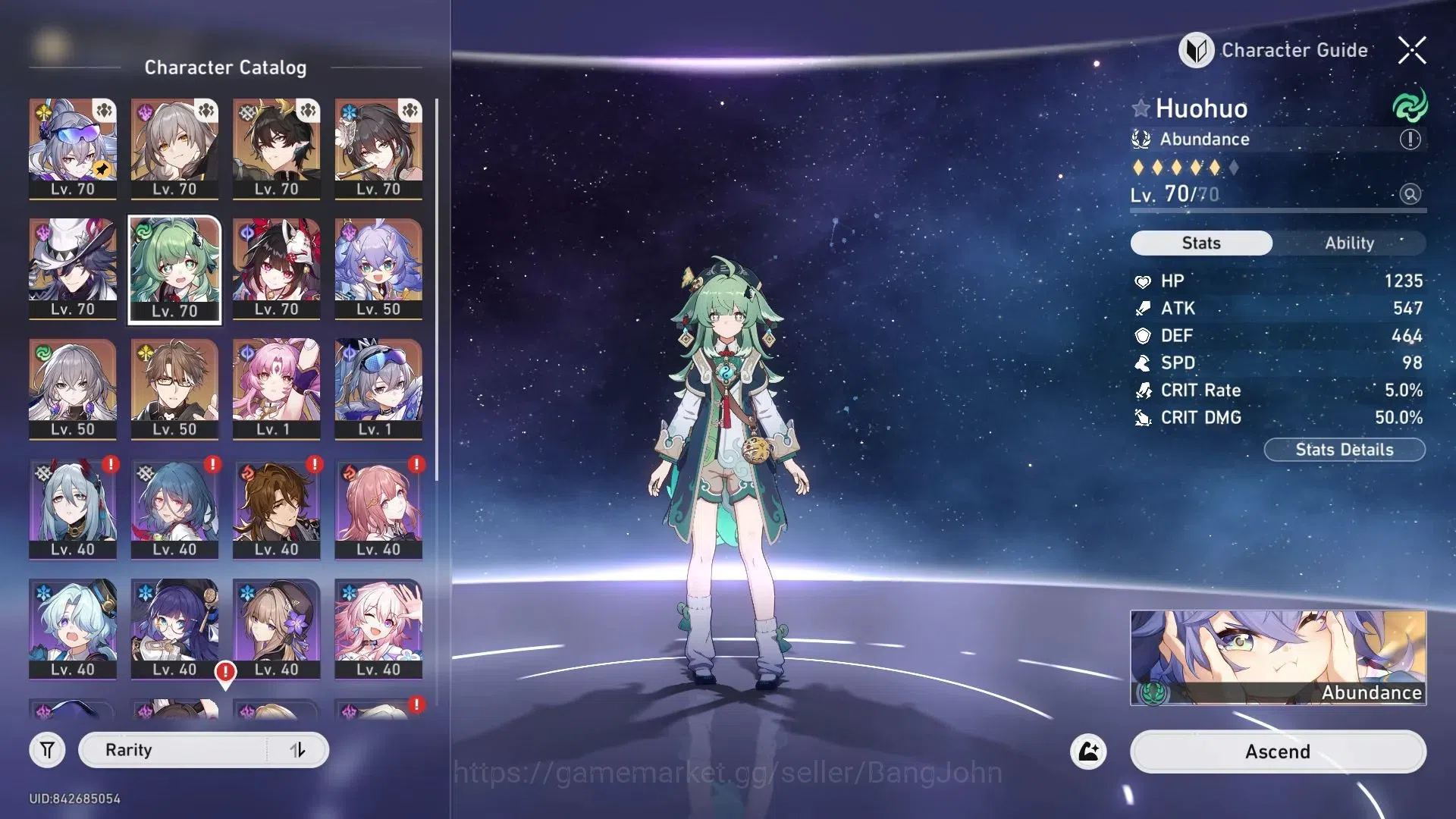 Honkai Star Rail Accounts ASIA | 7 Limit | TL70 | Dan Heng PT, Silver Wolf,  image 8
