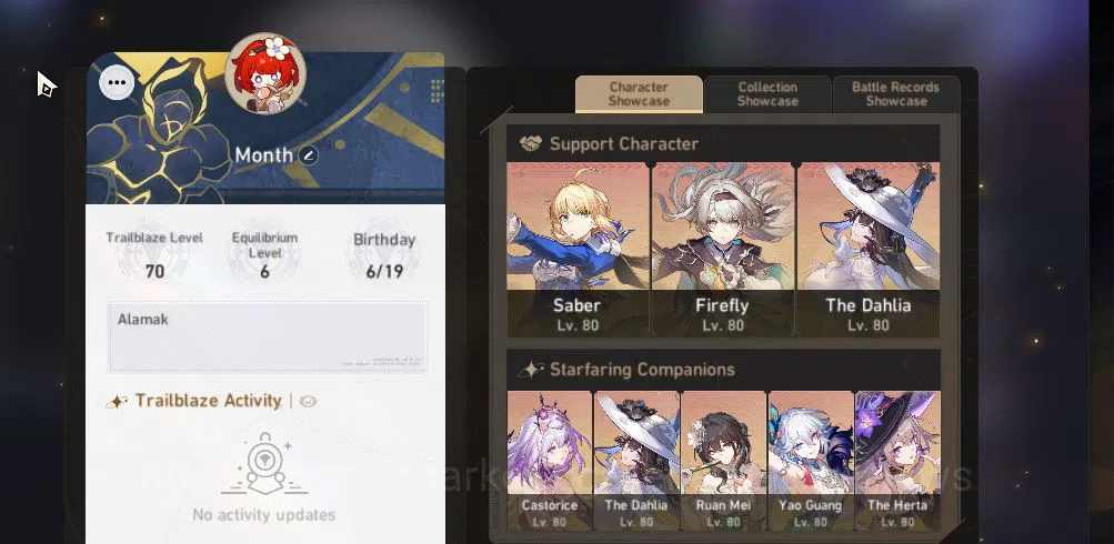Honkai Star Rail Accounts End Game Asia|TL 70|18 2