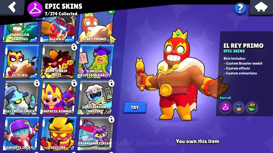 Brawl Stars Accounts 1009 Trophy|22 Brawlers 2 Max Lv [Frank,Edgar]|3,9 image 13