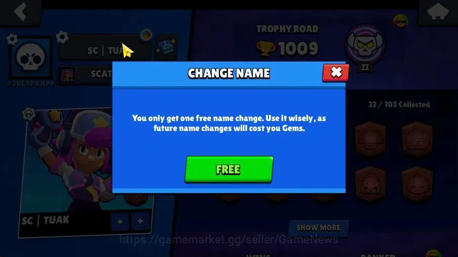 Brawl Stars Accounts 1009 Trophy|22 Brawlers 2 Max Lv [Frank,Edgar]|3,9 image 4