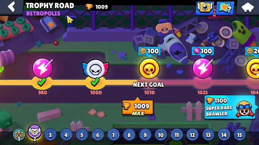 Brawl Stars Accounts 1009 Trophy|22 Brawlers 2 Max Lv [Frank,Edgar]|3,9 image 5