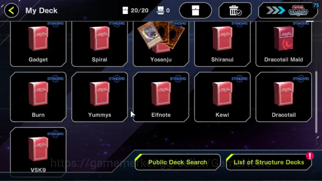 Yu-Gi-Oh! Master Duel Accounts Mid-Level Android |Lv 18 | 20 Deck |Kewl, VSK9, Elfnote, Dracotail, Yummys, Etc |Ranked 3