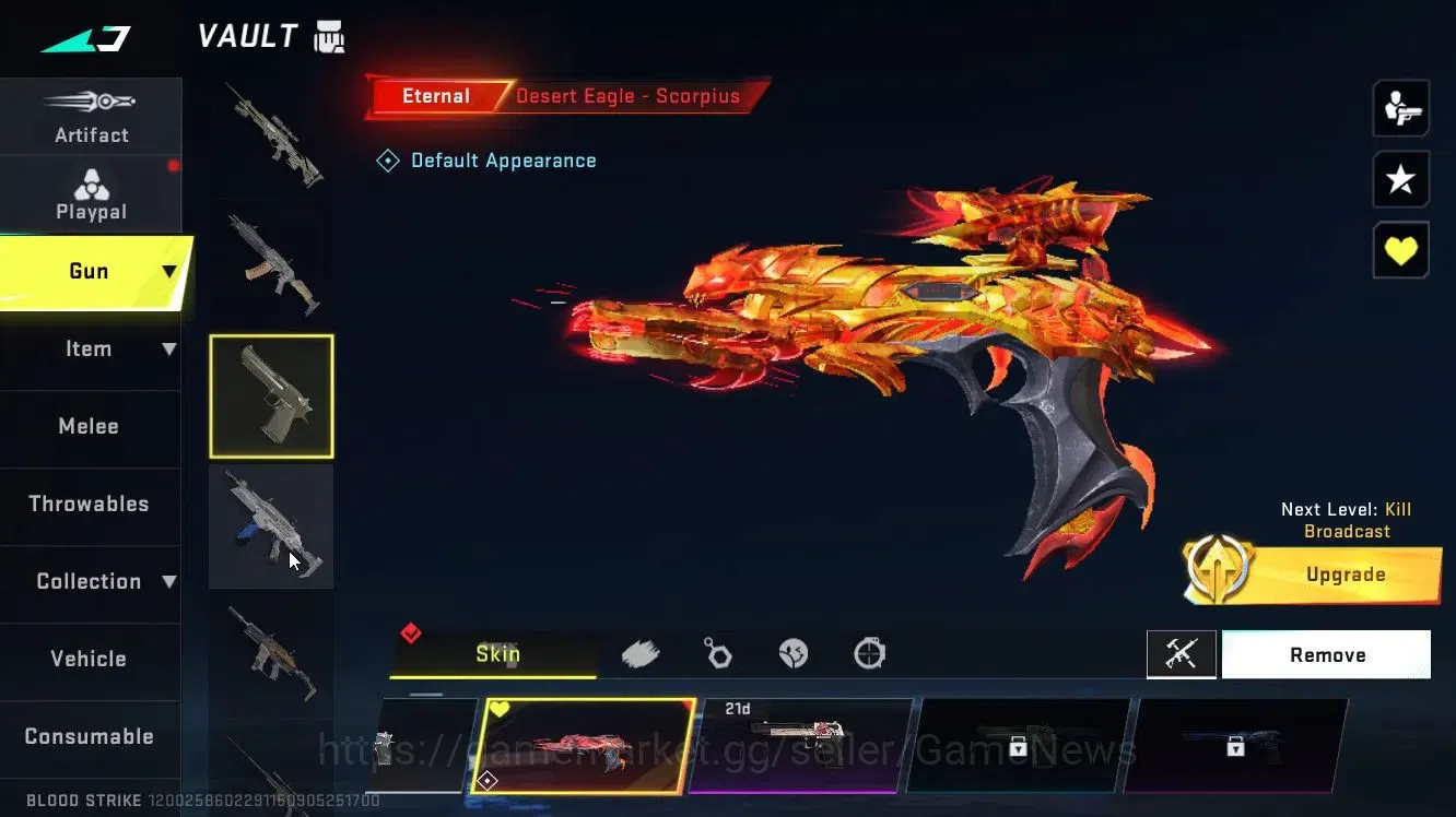 Blood Strike Accounts ASIA|ETERNAL DEagle|Melee SYCTHE+12 ULTRA[SPIKE,VO image 20