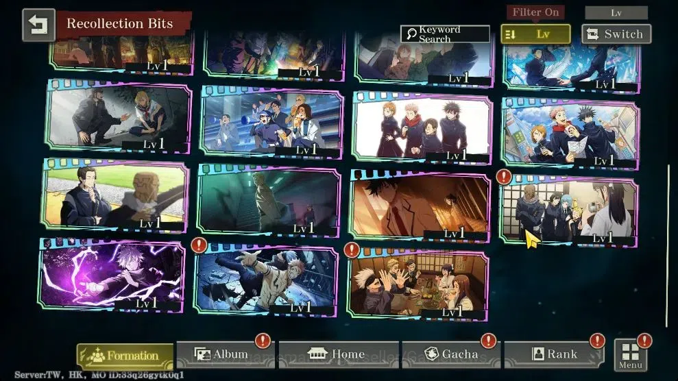 Jujutsu Kaisen: Phantom Parade Accounts TW HK|PR 2|45K Cube|11 SSR [Sorcerer Killer Toji,S image 4