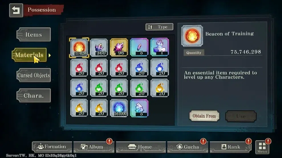Jujutsu Kaisen: Phantom Parade Accounts TW HK|PR 2|45K Cube|11 SSR [Sorcerer Killer Toji,S image 8