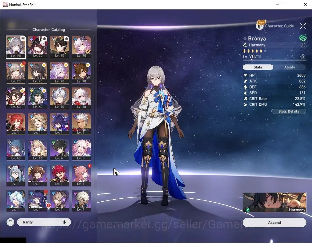 Honkai Star Rail Accounts NA|TL 58|3K SJ|8 Limited|Castorice+Sign,Sparkle,Ev image 4