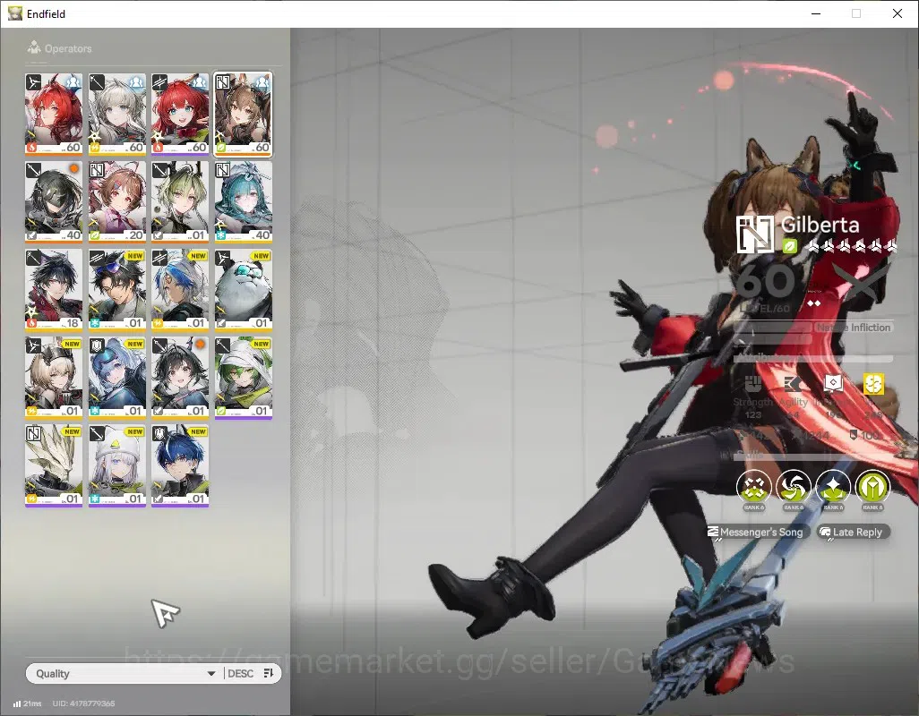 Arknights: Endfield Accounts ASIA | Lv 49 | 3 SSR (2 Limit) + 8 (*6 Weapon) + 2 image 2