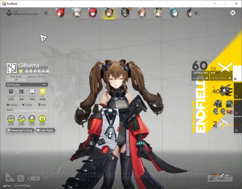 Arknights: Endfield Accounts ASIA | Lv 49 | 3 SSR (2 Limit) + 8 (*6 Weapon) + 2 image 3
