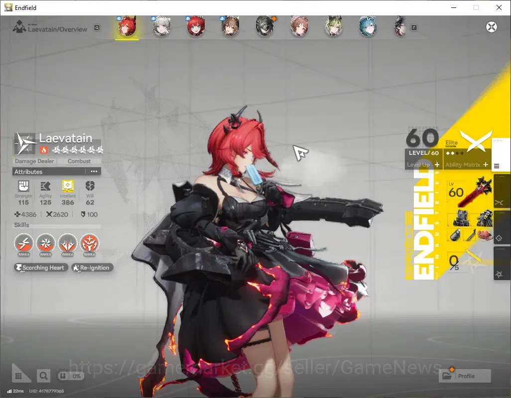 Arknights: Endfield Accounts ASIA | Lv 49 | 3 SSR (2 Limit) + 8 (*6 Weapon) + 2 image 4