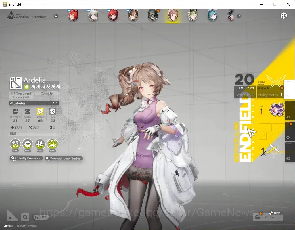 Arknights: Endfield Accounts ASIA | Lv 49 | 3 SSR (2 Limit) + 8 (*6 Weapon) + 2 image 5