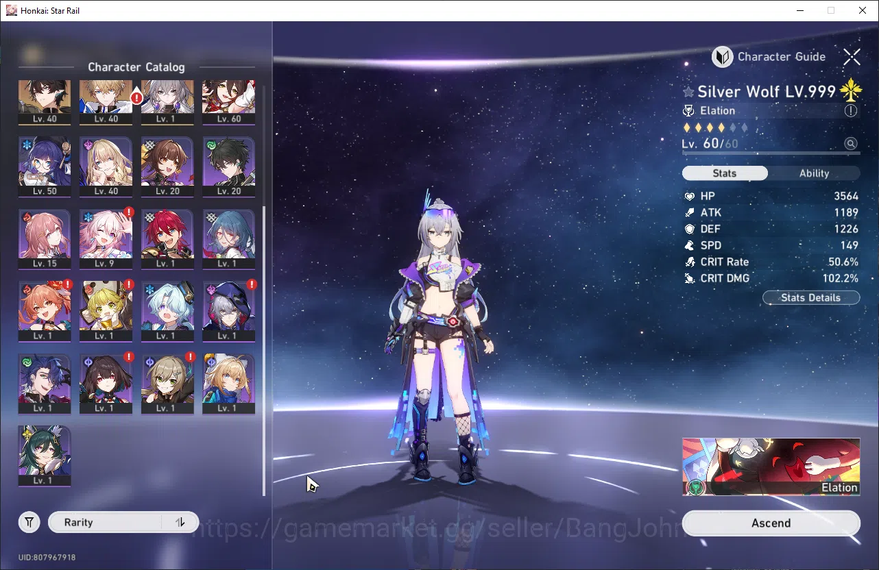 Honkai Star Rail Accounts ASIA TL46 6 Limit: SW+Sign Sparkle E1 DanHeng PT T image 14