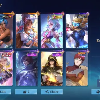 Mobile Legends: Bang Bang Accounts Collector Global|Hero 84|Skin 86|Expert|Karina KOF|Sanrio Floryn|Annual Angela|SABER