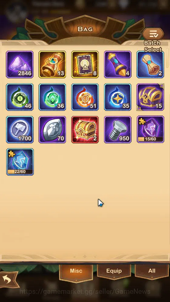 AFK Arena Accounts S375 Lv44|Power 1275k, 41k DM|7 Lgend(Rowan,Brutus,Judy,Lucius,etc)Elite(Audrae,Zikis,Talene,etc)|Take 13