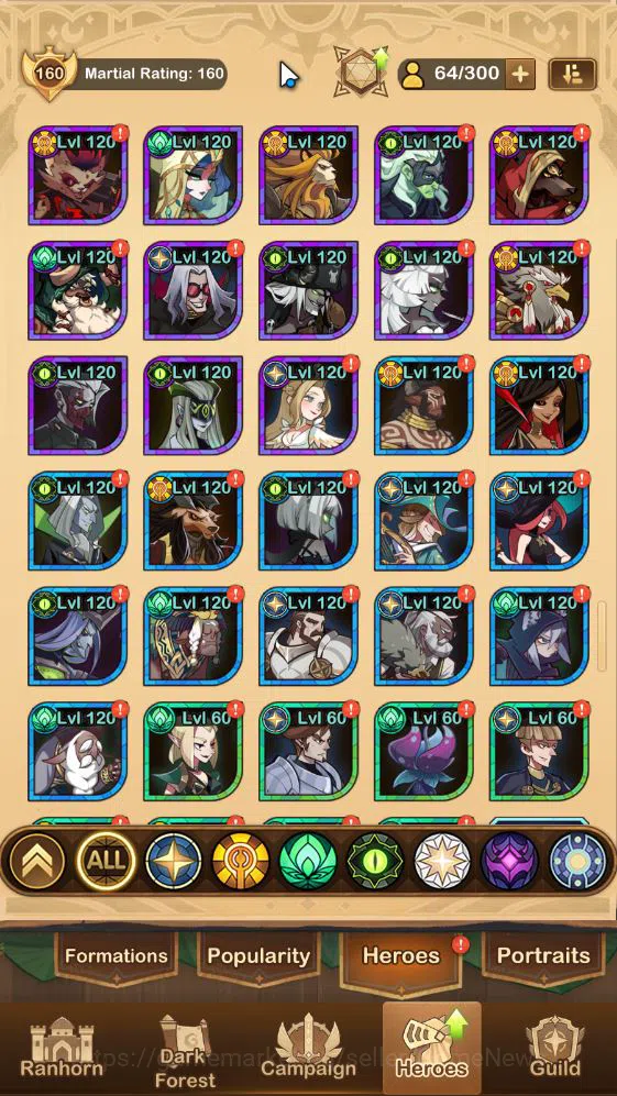 AFK Arena Accounts S375 Lv44|Power 1275k, 41k DM|7 Lgend(Rowan,Brutus,Judy,Lucius,etc)Elite(Audrae,Zikis,Talene,etc)|Take 2