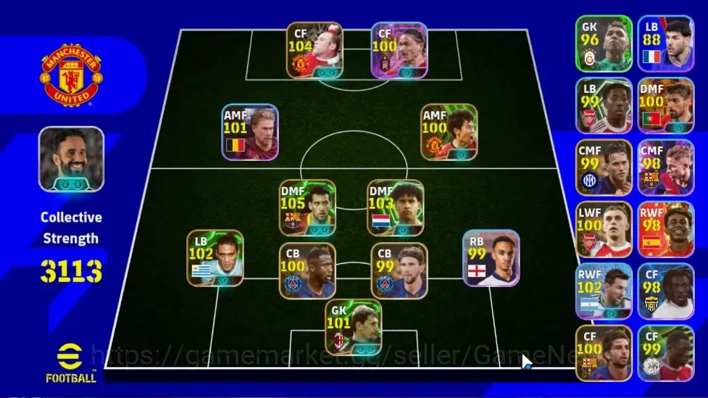 eFootball Accounts Legends & Iconic Players Android|12 Epic Sergio Busquest,Wayne Rooney,Frank Rijkaard,Martin 1