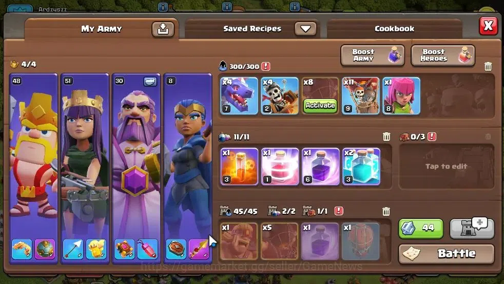 Clash of Clans Accounts Lv 117|TH 13 - BH 6 Lvl 117 | Limited Skin | BK48- image 10