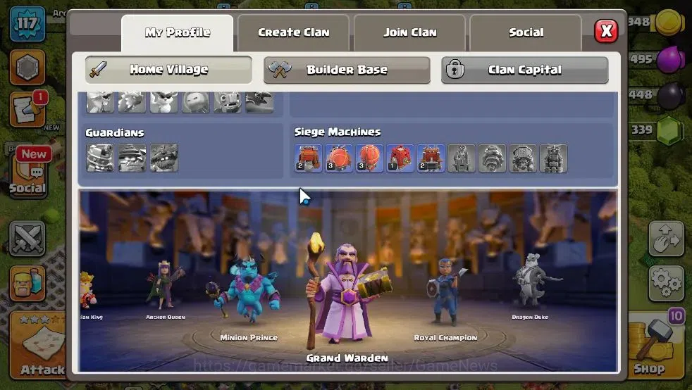 Clash of Clans Accounts Lv 117|TH 13 - BH 6 Lvl 117 | Limited Skin | BK48- image 4