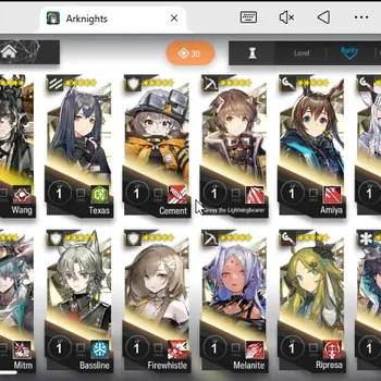 Arknights Accounts Mid-Tier Global|Lv7|71 total OP|1 Limited (Wang) 3x6 Star (Haruka,Entelechia)|Story 2-9|BD UNSET|AK053B