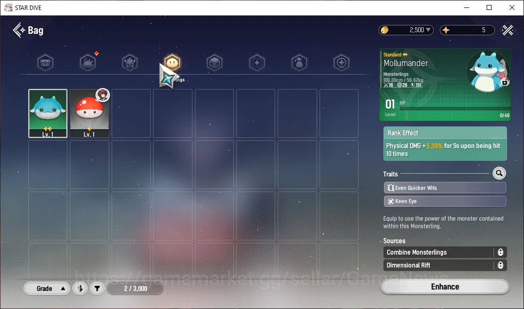 Mongil:Star Dive Accounts Global | Fresh Starter AL 1 | 1 SSR Meta ( Sangun  image 4