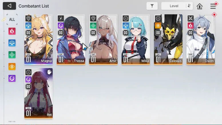 Chaos Zero Nightmare Accounts GLOBAL Verif | Lv05 | Fresh Starter Magna Cassius  image 4