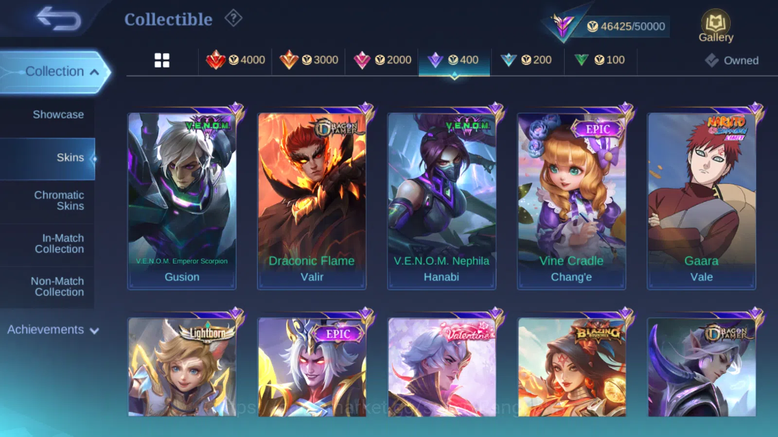 Mobile Legends: Bang Bang Accounts Hero 112 | skin 208  cc natalia | luckybox lunox | image 10