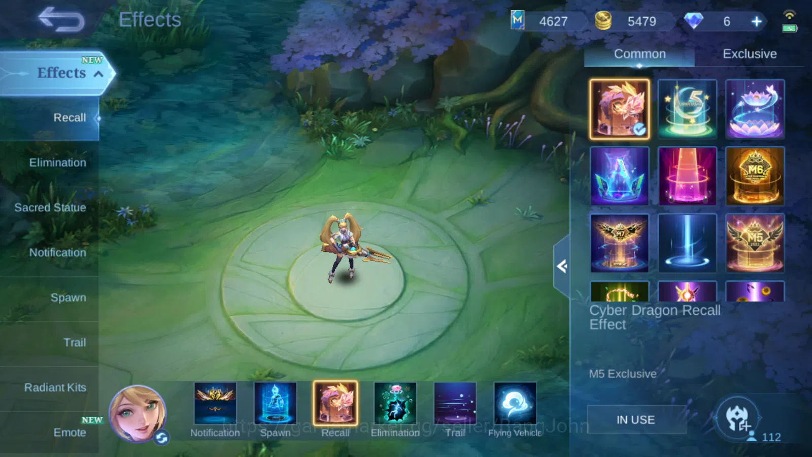 Mobile Legends: Bang Bang Accounts Hero 112 | skin 208  cc natalia | luckybox lunox | image 4