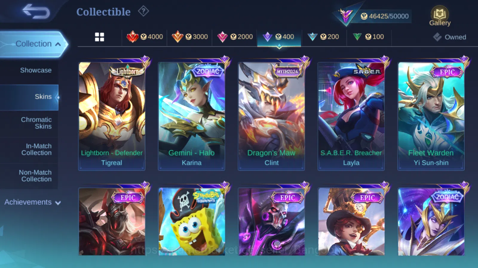 Mobile Legends: Bang Bang Accounts Hero 112 | skin 208  cc natalia | luckybox lunox | image 7