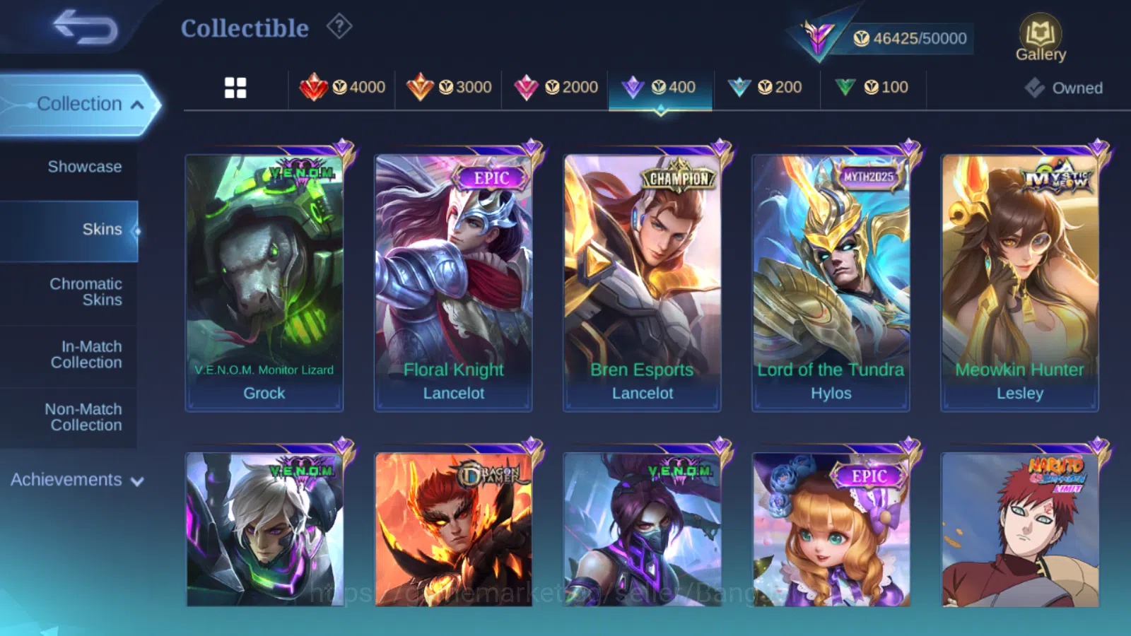 Mobile Legends: Bang Bang Accounts Hero 112 | skin 208  cc natalia | luckybox lunox | image 9