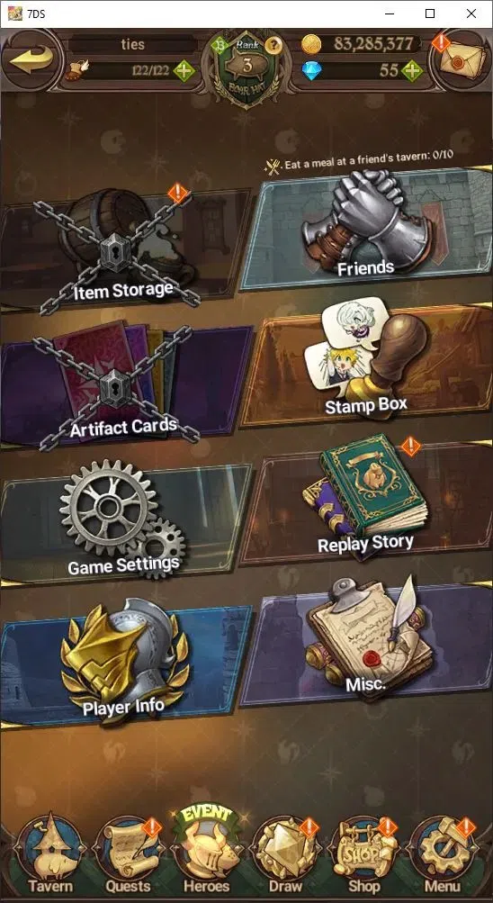The Seven Deadly Sins: Grand Cross Accounts Starter GlobalStarter|172,233 Power | UR:Demon King Meliodas | Collab:Gachiakuta 1