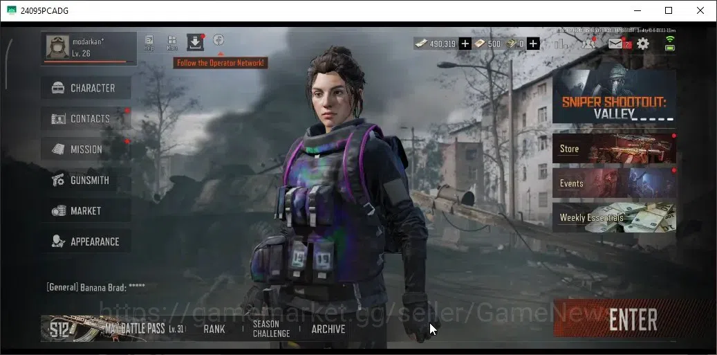 Arena Breakout Accounts MOBILE Lv26|SV 8,7M|CV 2,9M|Wire Set|Forest MP5,Ab image 1