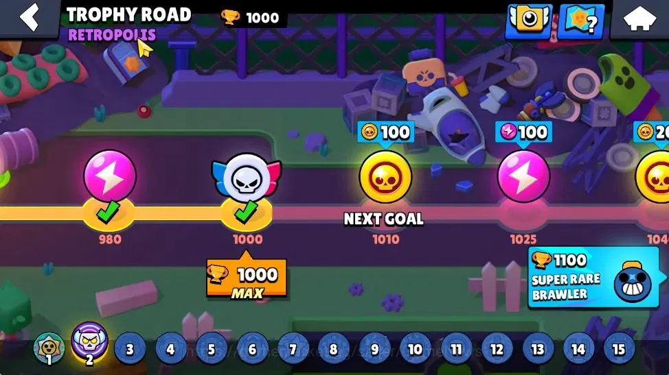 Brawl Stars Accounts 1000 Trophy| 15 Brawler 3 Max Lvl [Shelly,Rico,Amb image 5