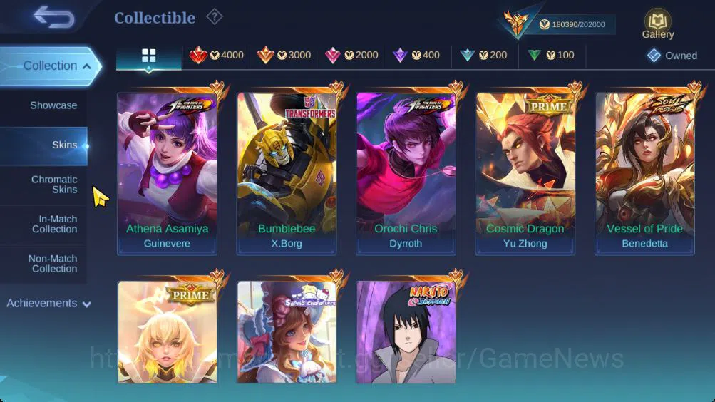 Mobile Legends: Bang Bang Accounts Hero 132|Skin 455|Legend Gusion|Lance Kishin,Thamu image 19