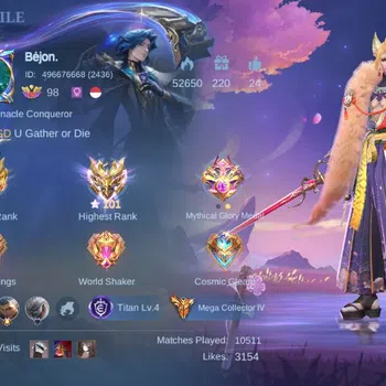 Mobile Legends: Bang Bang Collector Hero 132|Skin 455|Legend Gusion|Lance Kishin,Thamu image 1