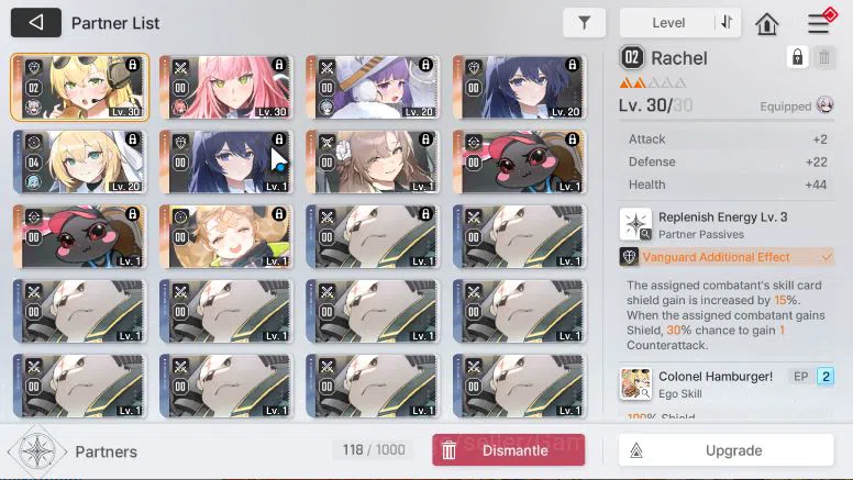 Chaos Zero Nightmare Accounts GLOBAL Verif|Lv24|Mid game Khalipe MeiLin Cassius  image 6