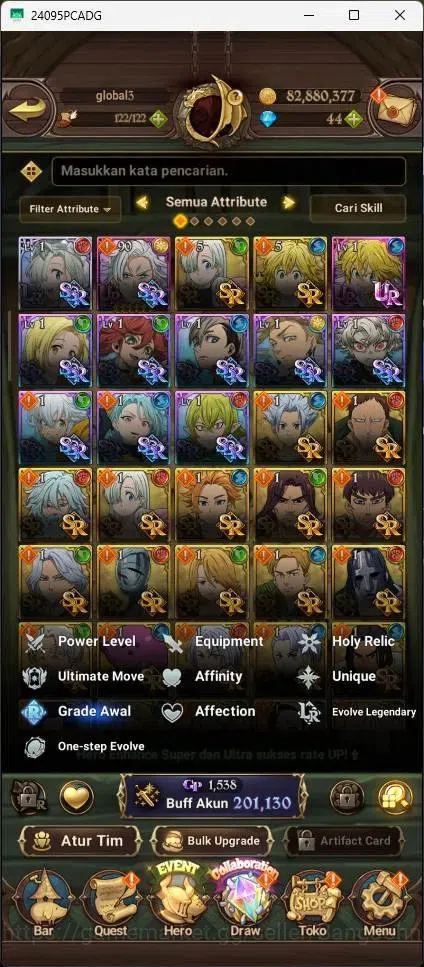The Seven Deadly Sins: Grand Cross Accounts Global | 201,130k CC |1 LR|1 UR|LR Elizabeth 1/6|U image 5
