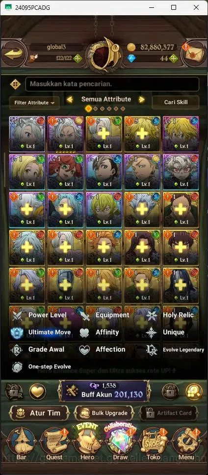 The Seven Deadly Sins: Grand Cross Accounts Global | 201,130k CC |1 LR|1 UR|LR Elizabeth 1/6|U image 6
