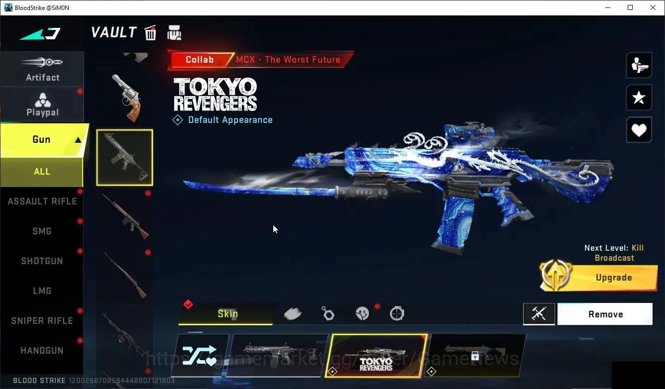Blood Strike Accounts Collab Skin ASIA|MELEE TalonKnife+Collab ENZO-Kraken,TR MCX|10 ULT[Zero-AgentZ,6 14