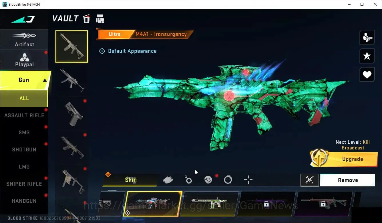 Blood Strike Accounts Collab Skin ASIA|MELEE TalonKnife+Collab ENZO-Kraken,TR MCX|10 ULT[Zero-AgentZ,6 15