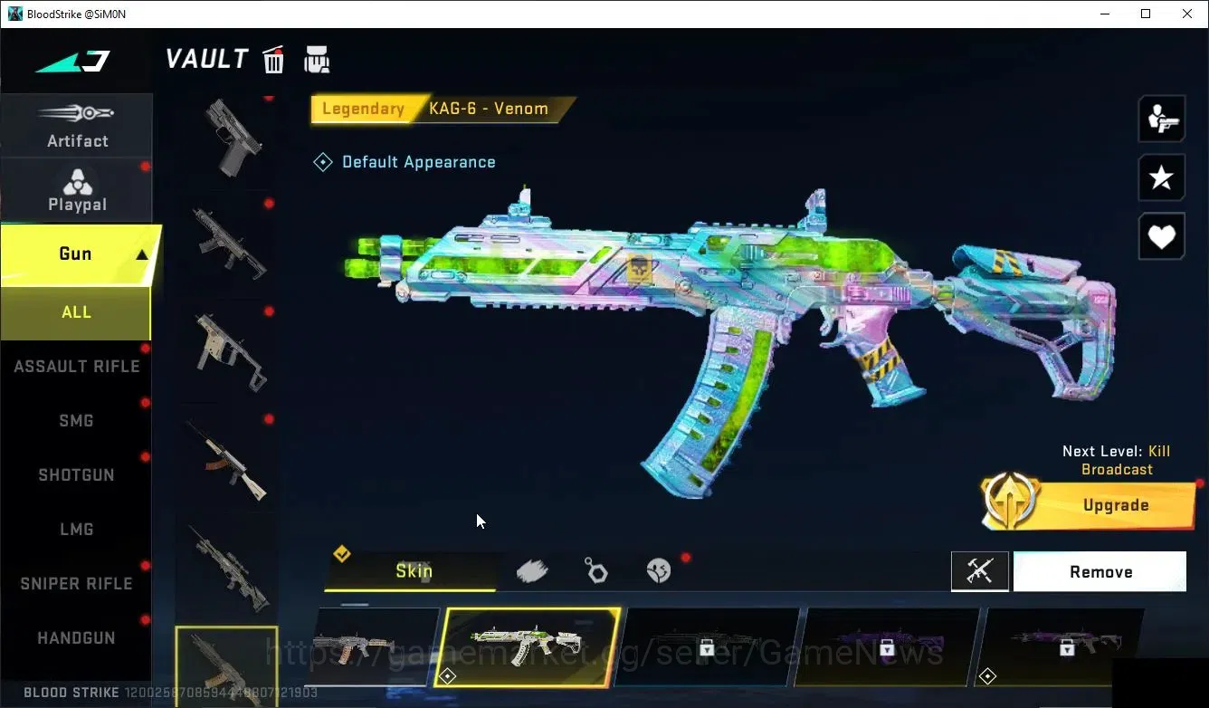 Blood Strike Accounts Collab Skin ASIA|MELEE TalonKnife+Collab ENZO-Kraken,TR MCX|10 ULT[Zero-AgentZ,6 19