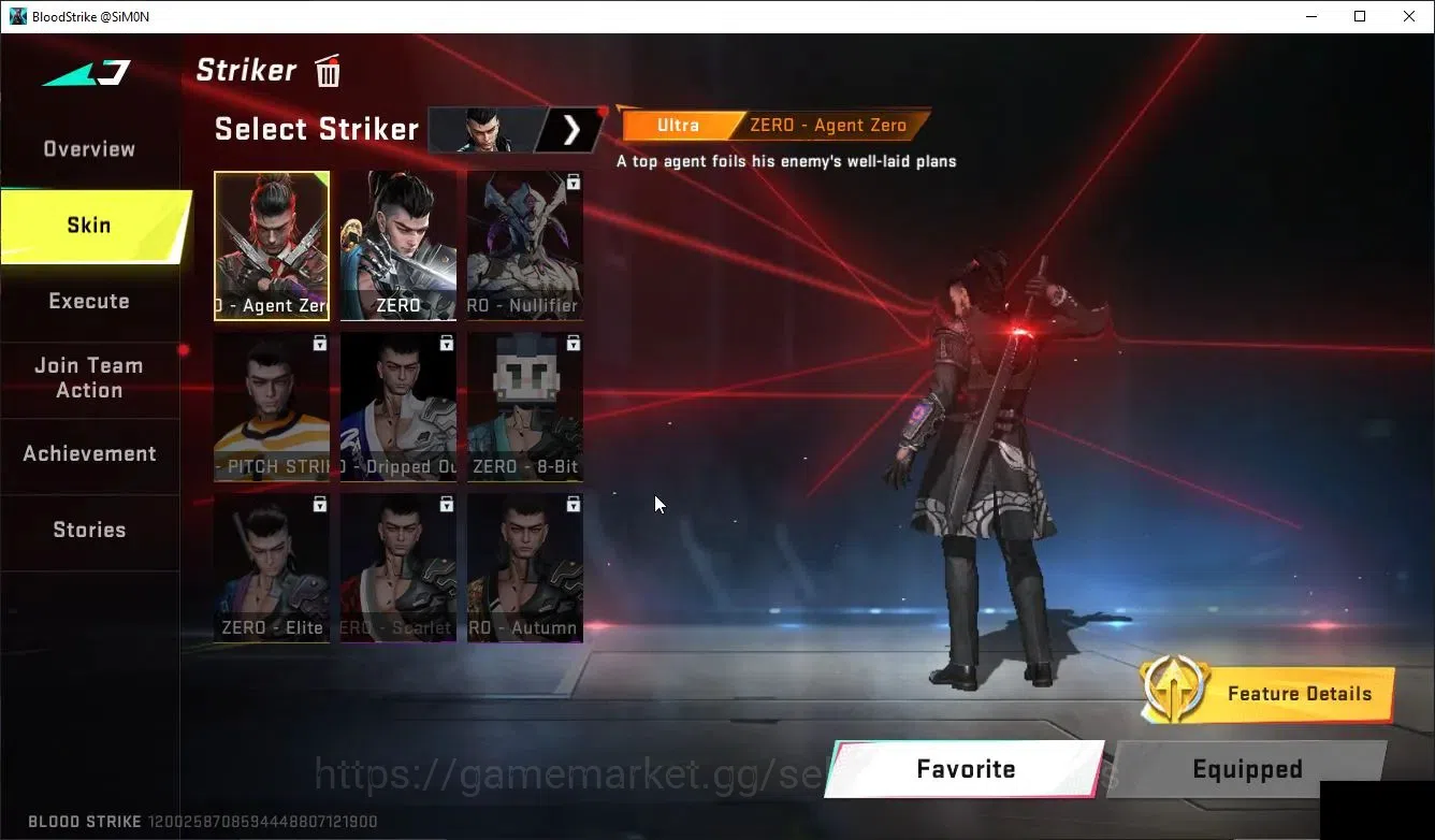 Blood Strike Accounts Collab Skin ASIA|MELEE TalonKnife+Collab ENZO-Kraken,TR MCX|10 ULT[Zero-AgentZ,6 3
