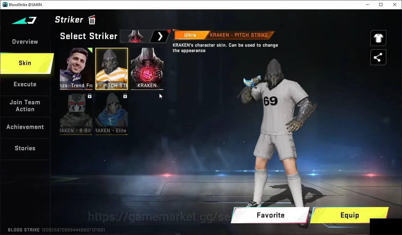 Blood Strike Accounts Collab Skin ASIA|MELEE TalonKnife+Collab ENZO-Kraken,TR MCX|10 ULT[Zero-AgentZ,6 8
