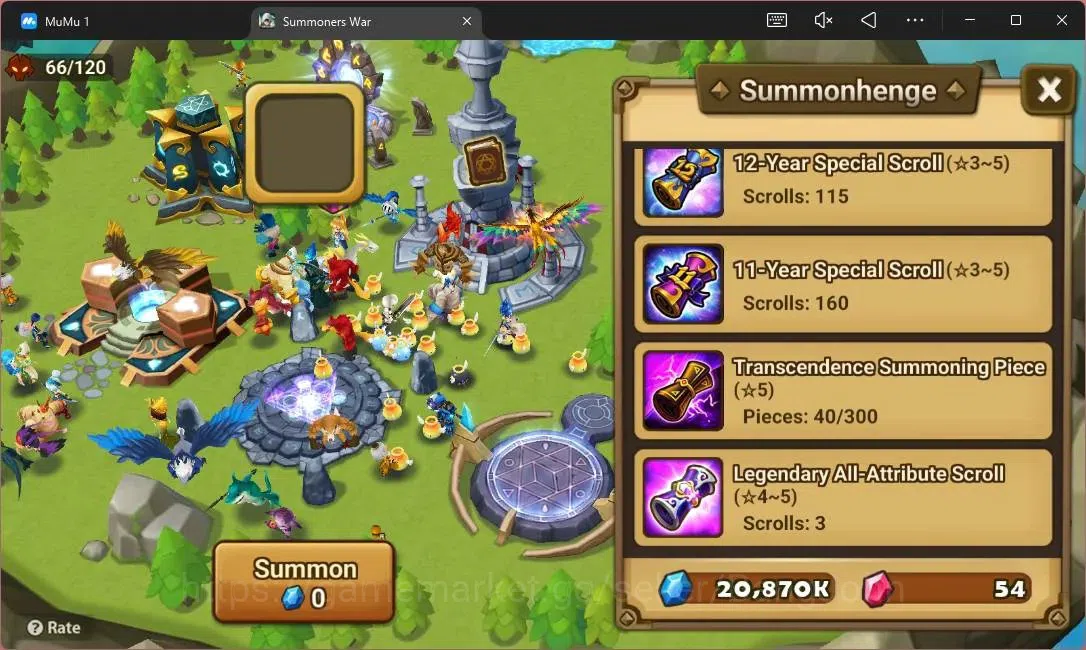 Summoners War: Sky Arena Accounts GLOBAL | NB 5 TESHAR,Starter Gacha 115 12Y+160 11Y image 3