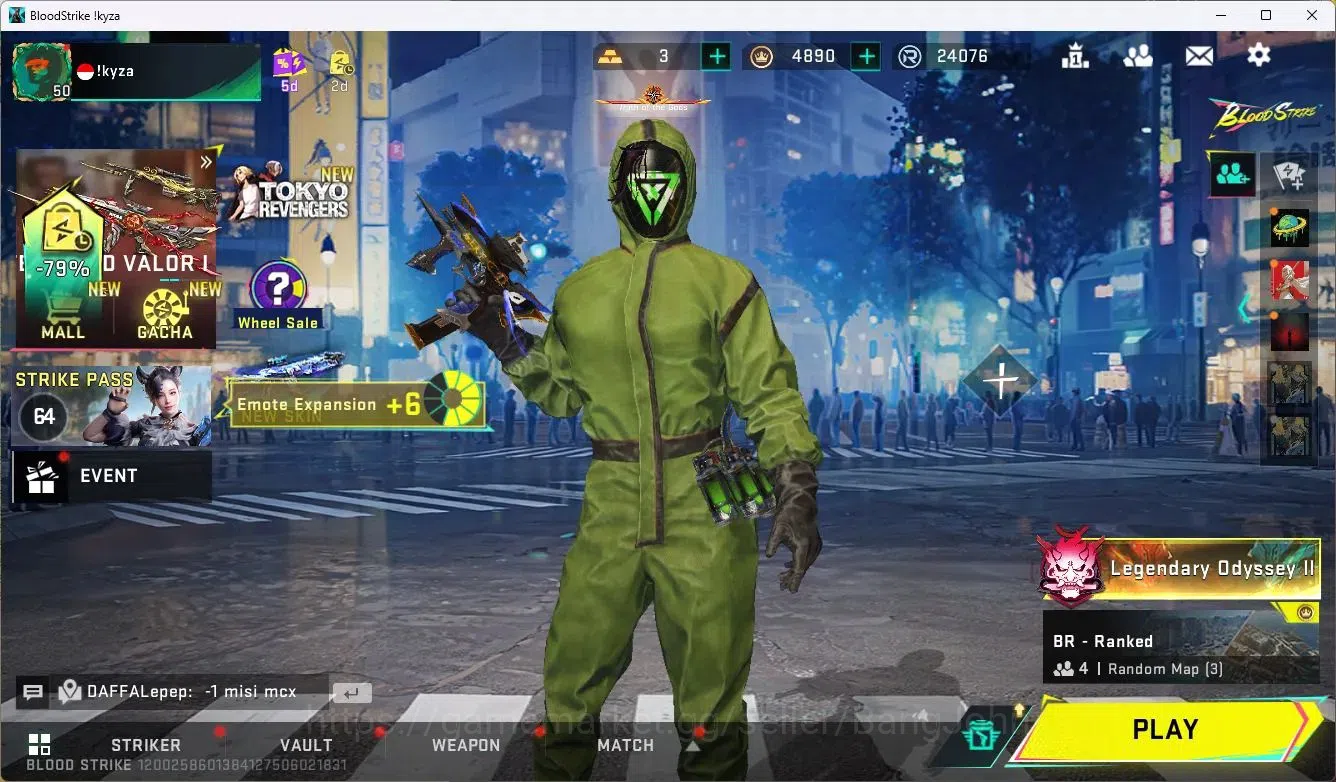 Blood Strike Accounts ASIA | 1 EVO: FAL-Evolved Draco|1 ETERNAL|5 Guns C image 18