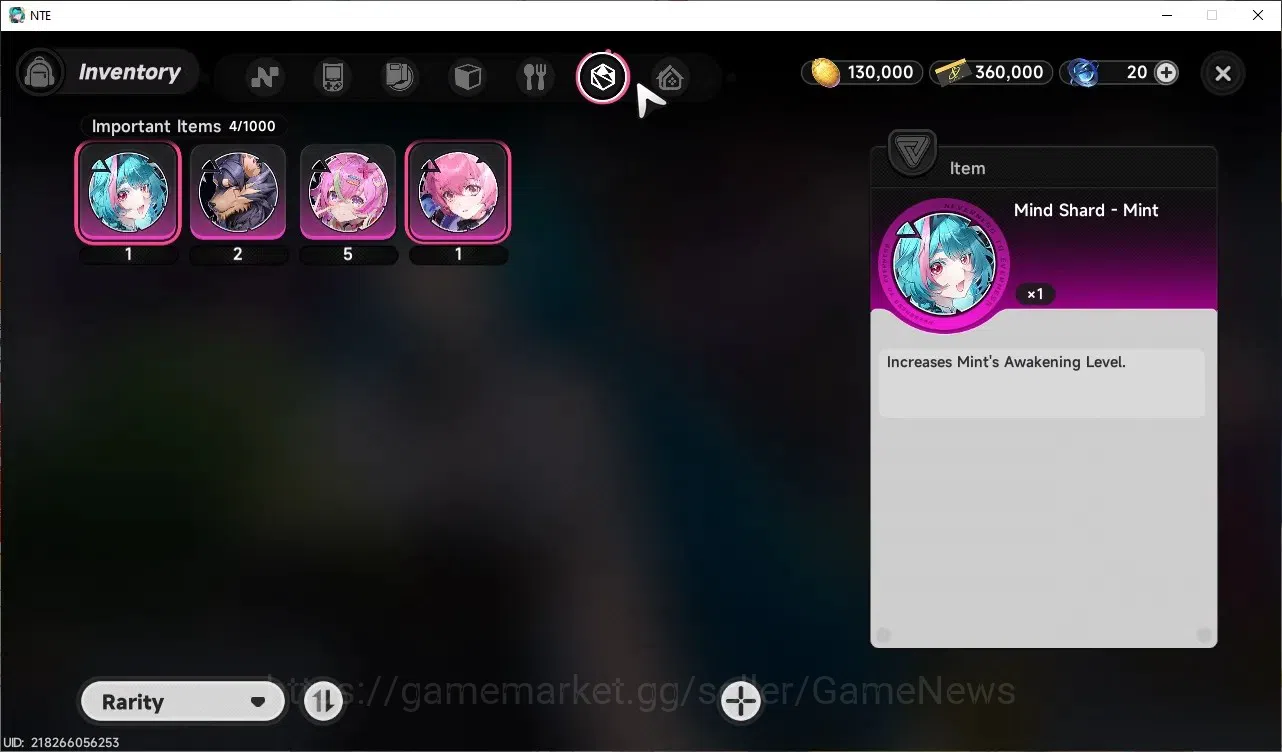 Neverness to Everness Accounts GLOBAL NA|HL 3|1 SSR| Limited Hotori |2 SSR Selector On|6 SR|Orchid Breeze Glider|Female 8