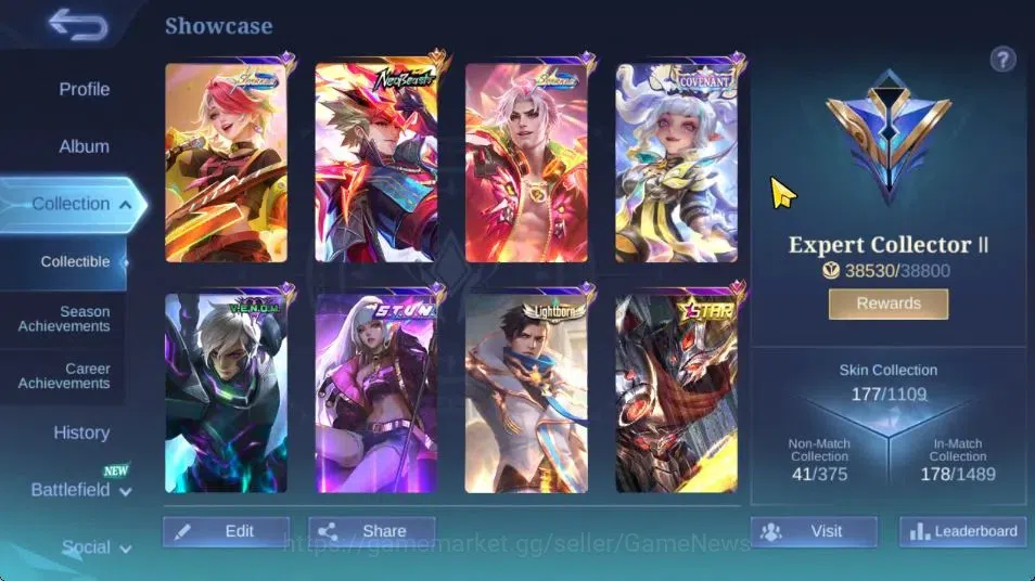 Mobile Legends: Bang Bang Accounts Hero 98|Skin 177|Neo Ling,Annual Haya,Covenant Lyl image 3